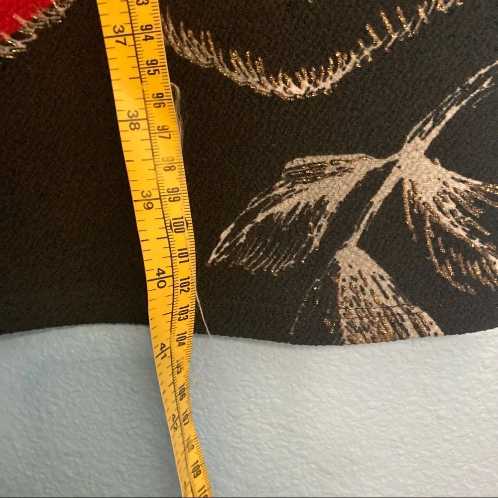 LuLaRoe Floral 3/4 Sleeve Dress - Black/Red - Large - Picture 6 of 8